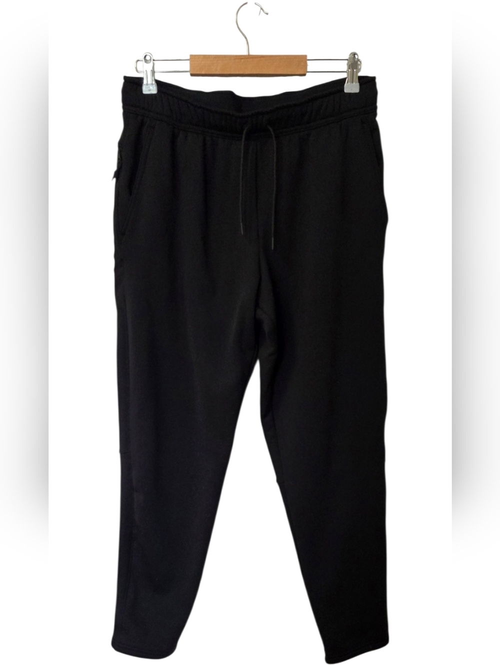 Members Mark Tech Fleece Jogger Pants Mens Medium Black Athletic Sweatpants